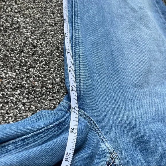 Mother The Mid-Rise Dazzler Ankle Fray Women’s Blue Denim Jeans Size 31 - Picture 15 of 15